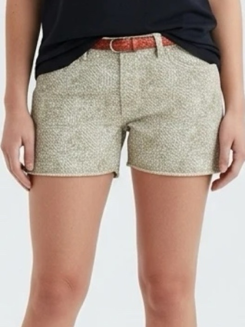 Madewell Tan Speckled Print Shorts